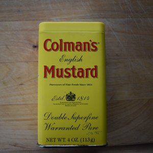 Vintage Coleman's English Mustard Tin 4oz